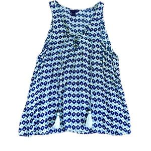 XS Aeropostale flowy tank top with tassels